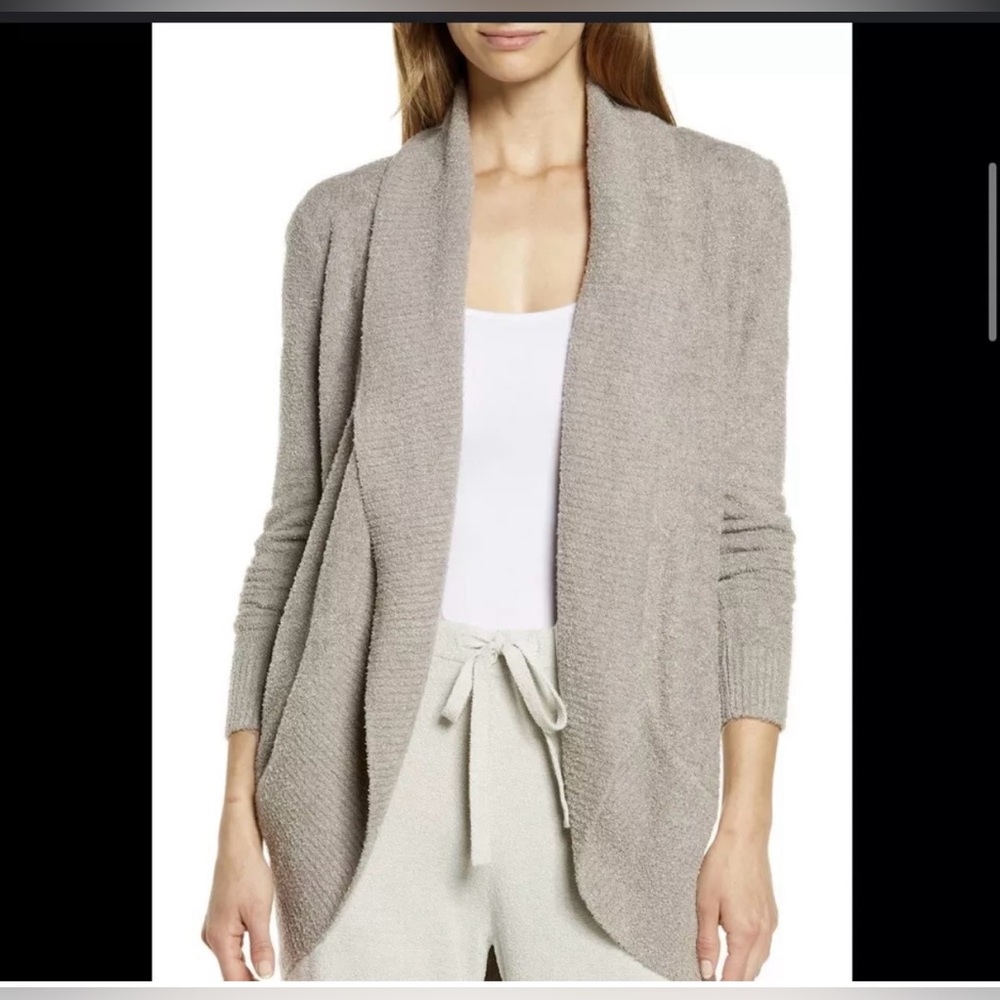 Barefoot Dreams Cozy Chic Lite Circle Cardigan Beige XS/S EXCELLENT CONDITION